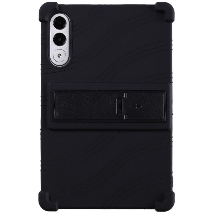 Захисний чохол Deexe Silicone Kickstand для Lenovo Yoga Tab 11.1 - Black: фото 2 з 19