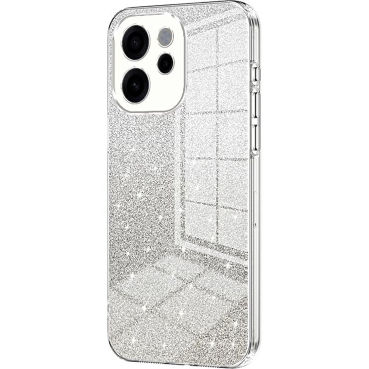 Захисний чохол Deexe Sparkles Cover для OPPO Reno 15 F/FS - Transparent: фото 1 з 7
