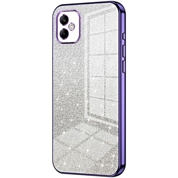 Защитный чехол Deexe Sparkles Cover для Samsung Galaxy A05 (A055) - Purple: фото 1 из 7