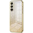 Защитный чехол Deexe Sparkles Cover для Samsung Galaxy A26 (A266) - Gold (371631F)