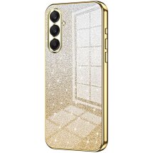 Защитный чехол Deexe Sparkles Cover для Samsung Galaxy A26 (A266) - Gold: фото 1 из 7