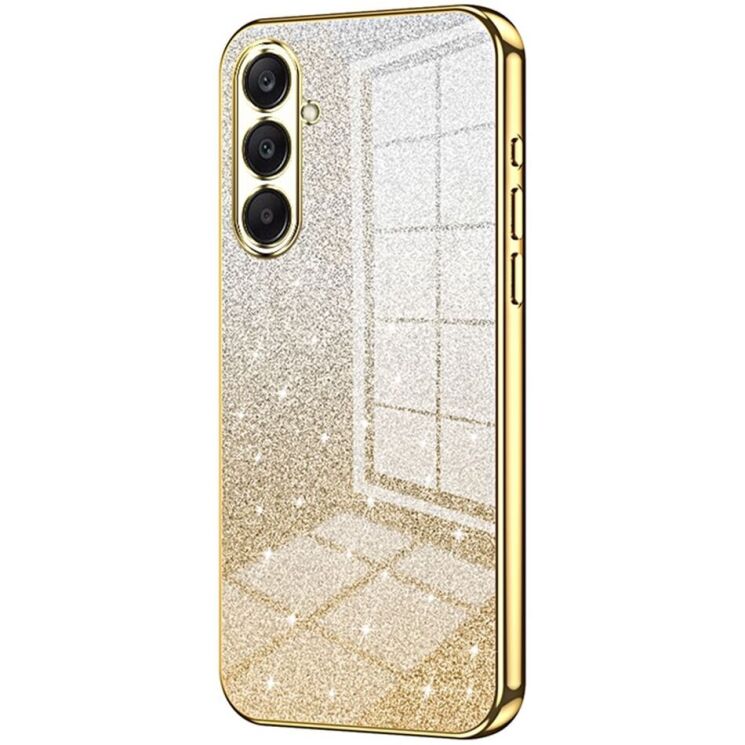 Защитный чехол Deexe Sparkles Cover для Samsung Galaxy A26 (A266) - Gold: фото 1 из 7