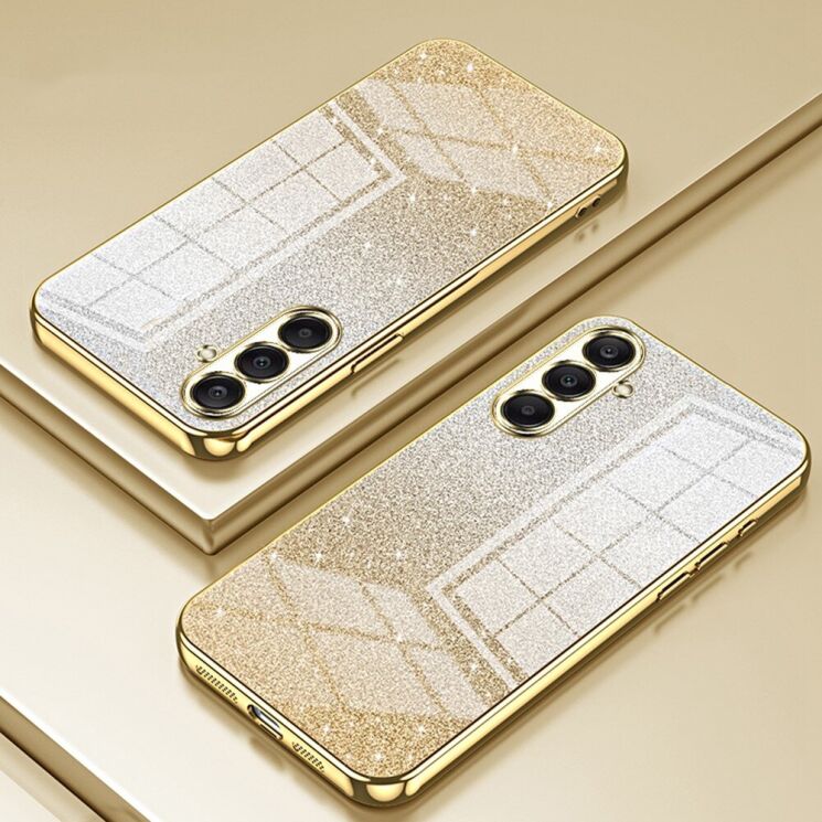 Защитный чехол Deexe Sparkles Cover для Samsung Galaxy A26 (A266) - Gold: фото 2 из 7