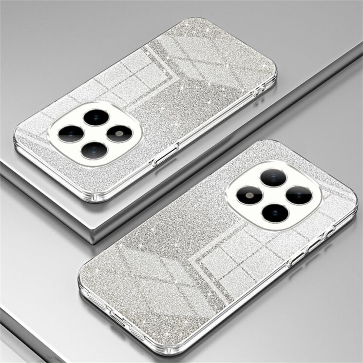 Защитный чехол Deexe Sparkles Cover для Xiaomi Redmi Note 15 Pro Plus / Poco M8 Pro 5G - Transparent: фото 2 из 7