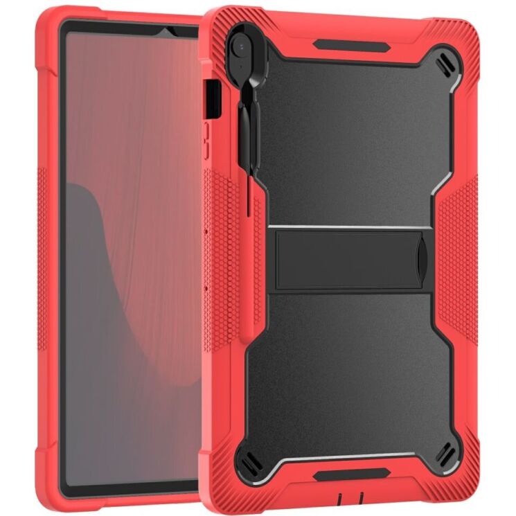 Защитный чехол Deexe Storm Stand для Samsung Galaxy Tab S10 FE Plus - Red: фото 1 из 8