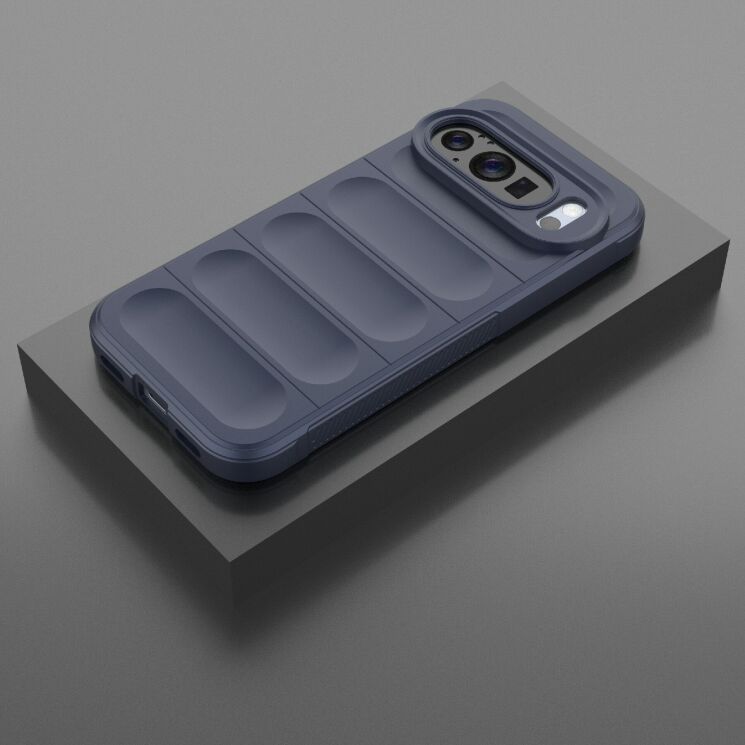 Силіконовий (TPU) чохол Deexe Terra Case для Google Pixel 10 Pro XL - Dark Blue: фото 2 з 4