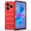 Защитный чехол Deexe Terra Case для Infinix Hot 40 / 40 Pro - Red (344716R)