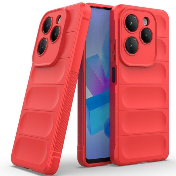 Защитный чехол Deexe Terra Case для Infinix Hot 40 / 40 Pro - Red: фото 2 из 8