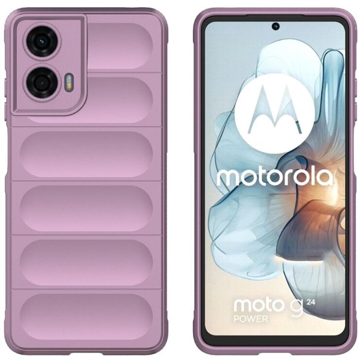 Защитный чехол Deexe Terra Case для Motorola Moto G24 Power - Light Purple: фото 1 из 3