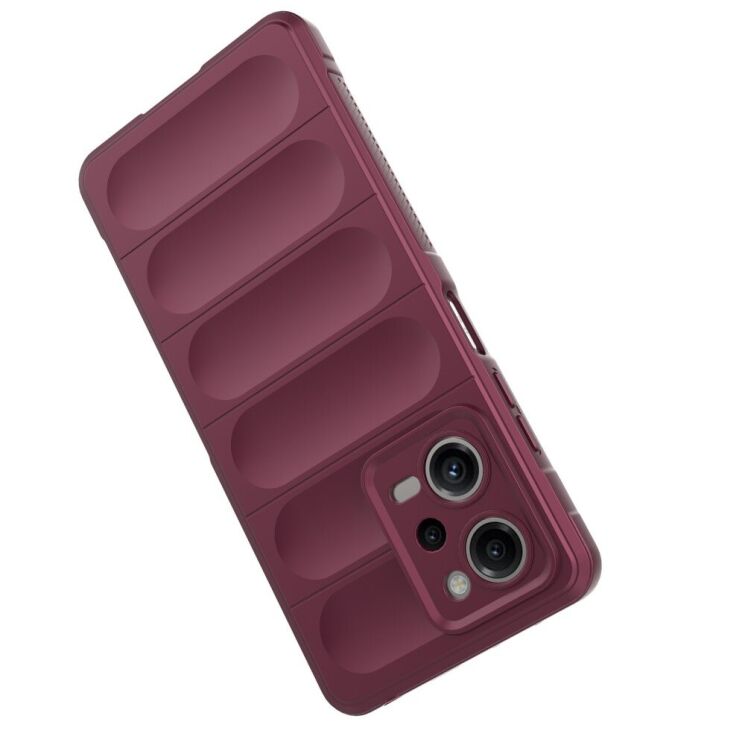 Защитный чехол Deexe Terra Case для Xiaomi Redmi Note 12 Pro 5G - Wine Red: фото 2 из 8