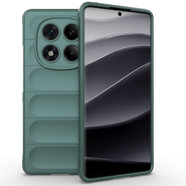 Защитный чехол Deexe Terra Case для Xiaomi Redmi Note 14 Pro - Green: фото 1 из 6