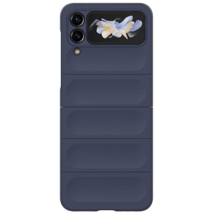 Защитный чехол Deexe Terra Case (FF) для Samsung Galaxy Flip 4 - Dark Blue: фото 2 из 11