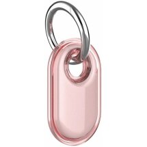Защитный чехол Deexe Waterproof Crystal для Samsung Galaxy SmartTag 2 - Transparent Pink: фото 1 из 6