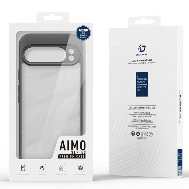 Защитный чехол DUX DUCIS Aimo Series для Google Pixel 9 Pro XL - Black: фото 13 из 13