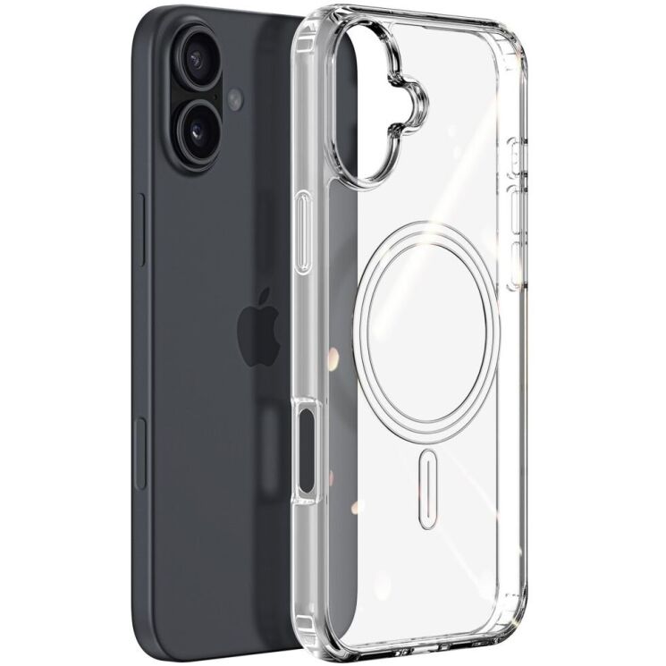 Защитный чехол DUX DUCIS Clin Series MagSafe для Apple iPhone 16 - Transparent: фото 1 из 13