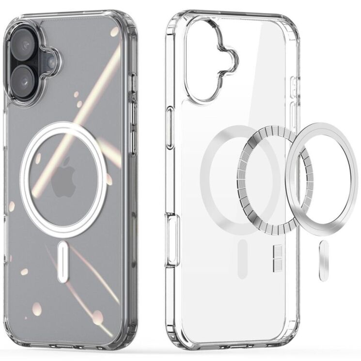 Защитный чехол DUX DUCIS Clin Series MagSafe для Apple iPhone 16 - Transparent: фото 2 из 13
