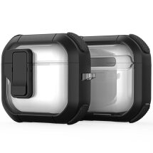 Защитный чехол DUX DUCIS PECN Series для Apple AirPods 4 - Black: фото 1 из 10