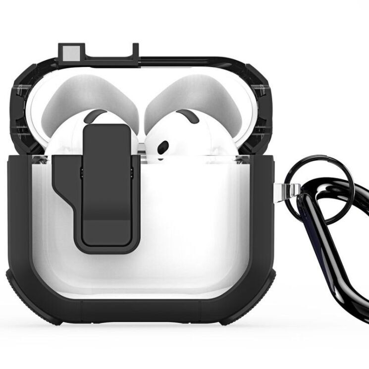 Защитный чехол DUX DUCIS PECN Series для Apple AirPods 4 - Black: фото 2 из 10