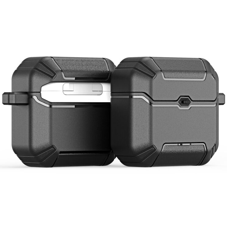 Захисний чохол DUX DUCIS PECS Series для AirPods 4 - Black: фото 1 з 13
