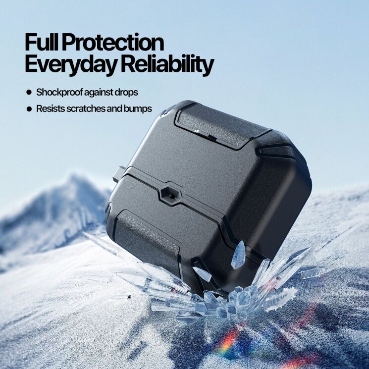 Захисний чохол DUX DUCIS PECS Series для AirPods 4 - Black: фото 10 з 13