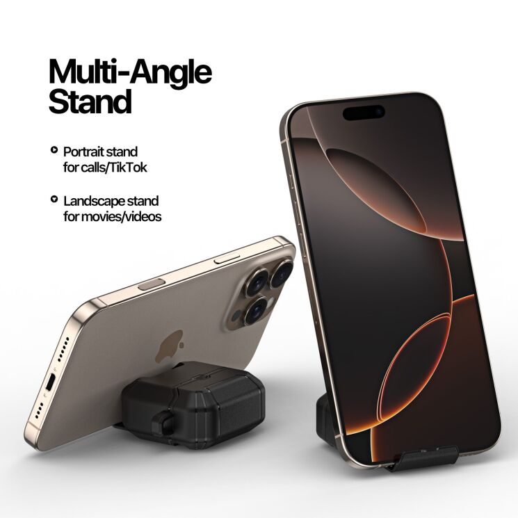 Захисний чохол DUX DUCIS PECS Series для AirPods 4 - Black: фото 7 з 13