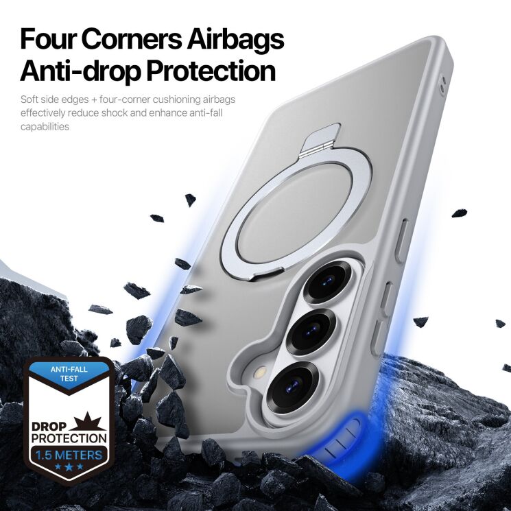 Защитный чехол DUX DUCIS Yind Series Stand для Samsung Galaxy S26 - Black (404216B) Защитный чехол DUX DUCIS Yind Series Stand для Samsung Galaxy S26 - Black: фото 8 из 10