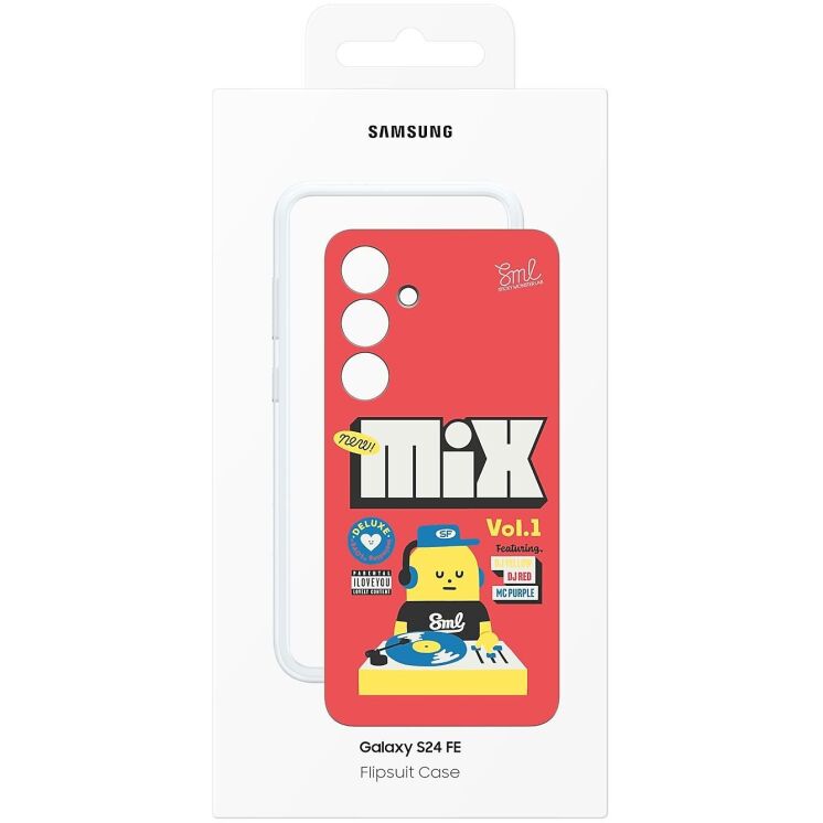 Защитный чехол Flipsuit Case (FP) для Samsung Galaxy S24 FE (S721) EF-MS721CREGWW - Red: фото 6 из 6