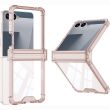 Защитный чехол GKK Airbag Clear Case для Samsung Galaxy Flip 8 - Transparent Pink (423524TP)