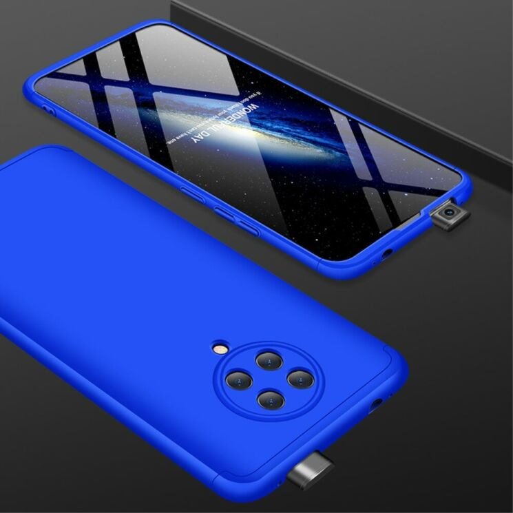Защитный чехол GKK Double Dip Case для Xiaomi Poco F2 Pro / Redmi K30 Pro - Blue: фото 2 из 8