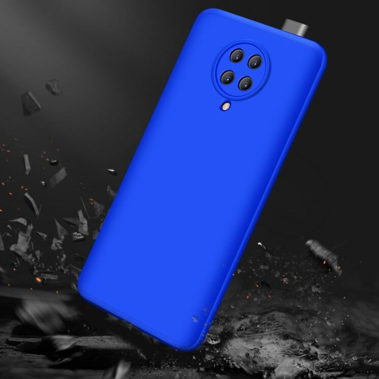 Защитный чехол GKK Double Dip Case для Xiaomi Poco F2 Pro / Redmi K30 Pro - Blue: фото 6 из 8