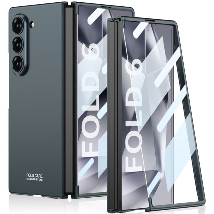 Защитный чехол GKK Super Slim для Samsung Galaxy Fold 6 - Green: фото 1 из 7