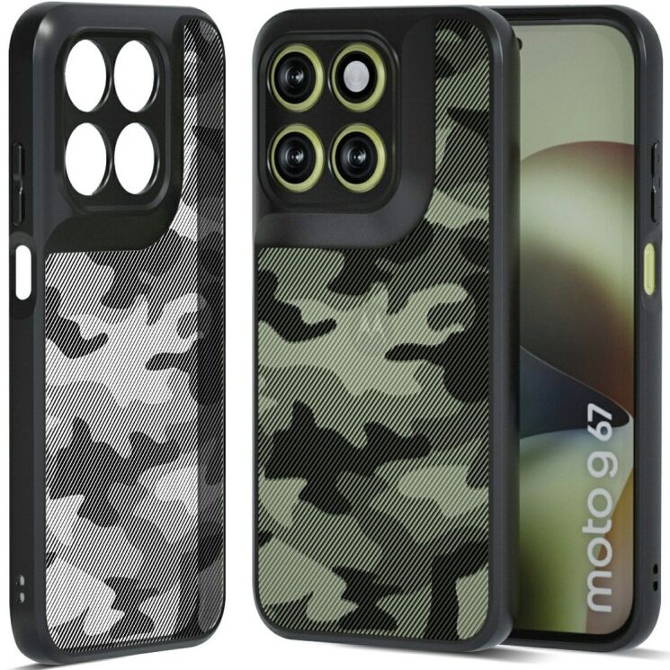 Захисний чохол IBMRS Military для Motorola Moto G77 - Artistic Camouflage: фото 1 з 7