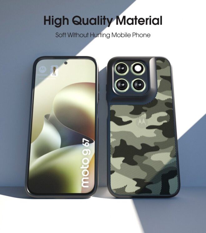 Захисний чохол IBMRS Military для Motorola Moto G77 - Artistic Camouflage: фото 3 з 7