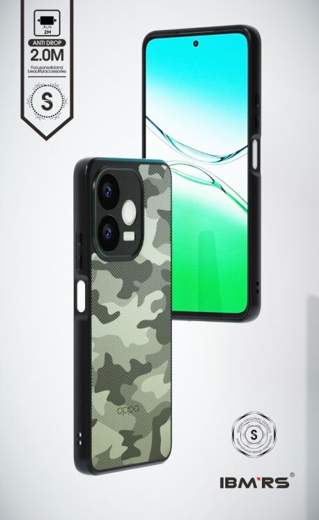 Захисний чохол IBMRS Military для OPPO A5 Pro (4G/5G) - Artistic Camouflage: фото 2 з 8