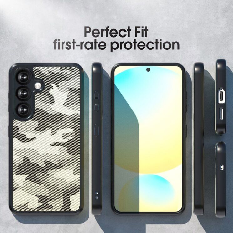 Захисний чохол IBMRS Military для Samsung Galaxy S25 Plus (S936) - Artistic Camouflage: фото 6 з 6