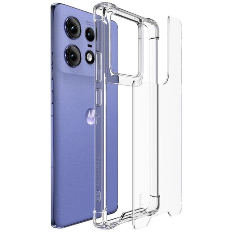 Защитный чехол IMAK Airbag MAX Case для Motorola Edge 50 Pro - Transparent: фото 2 из 8