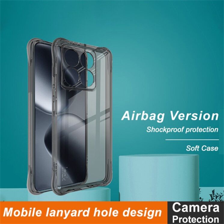 Защитный чехол IMAK Airbag MAX Case для Xiaomi 14T Pro - Black: фото 3 из 10