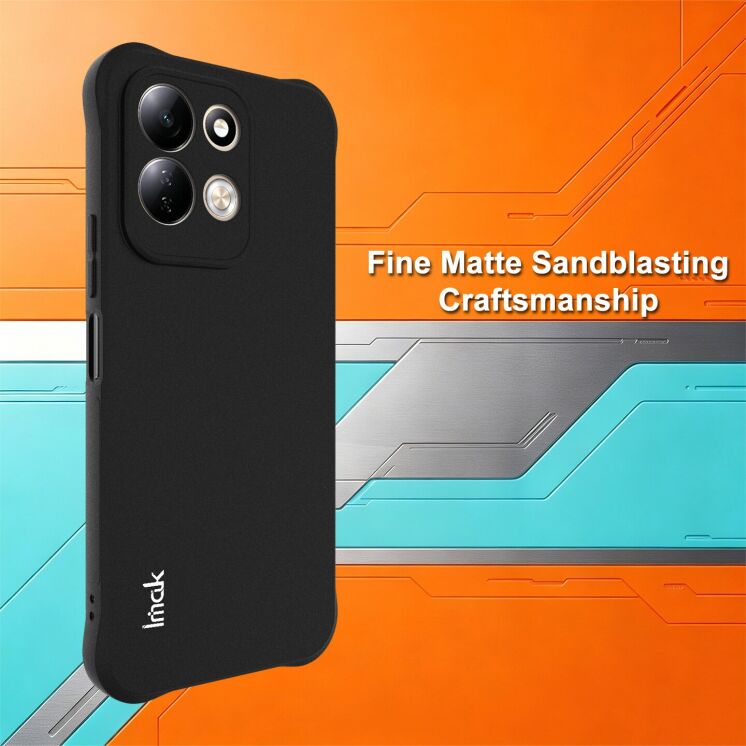 Защитный чехол IMAK Airbag Sand Case для Xiaomi Redmi 17 - Matte Black: фото 3 из 8