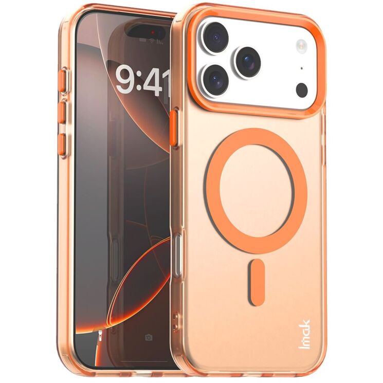 Захисний чохол IMAK Candy Series Magnetic для Apple iPhone 17 Pro - Orange: фото 1 з 6