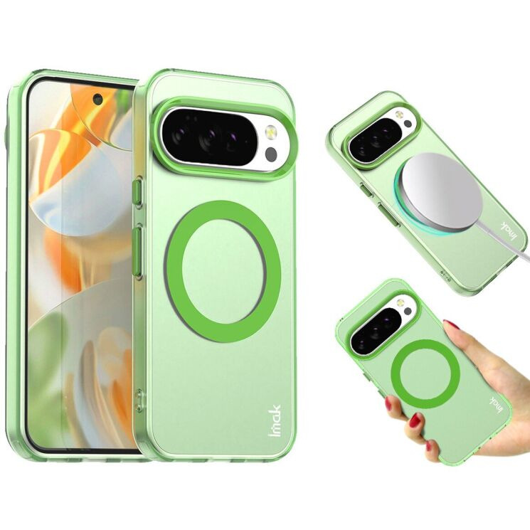 Защитный чехол IMAK Candy Series Magnetic для Google Pixel 10 Pro XL - Green: фото 2 из 9