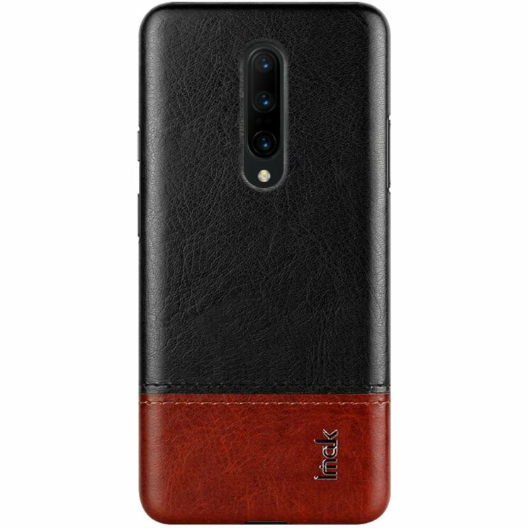 Захисний чохол IMAK Leather Series для OnePlus 7 Pro - Black: фото 2 з 14
