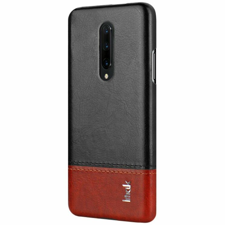 Захисний чохол IMAK Leather Series для OnePlus 7 Pro - Black: фото 3 з 14