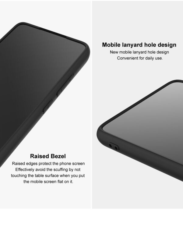 Захисний чохол IMAK LX-5 Series для Motorola Moto G200 - Carbon Fiber Texture: фото 10 з 13