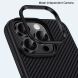 Захисний чохол IPAKY Carbon Fiber для Apple iPhone 16 Pro Max - Black (360437B). Фото 7 з 10