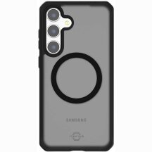 Защитный чехол ItSkins Hybrid R Frost with MagSafe для Samsung Galaxy S24 Plus (S926) SGKP-HMFRT-BLCK - Black: фото 1 из 7