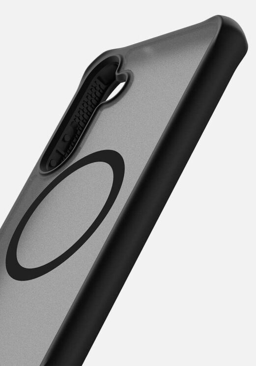 Защитный чехол ItSkins Hybrid R Frost with MagSafe для Samsung Galaxy S24 Plus (S926) SGKP-HMFRT-BLCK - Black: фото 7 из 7