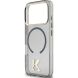 Захисний чохол Karl Lagerfeld IML K Head Logo MagSafe для iPhone 17 Pro (KLHMP17L5HTMKHDK) - Black (403274B). Фото 6 з 8