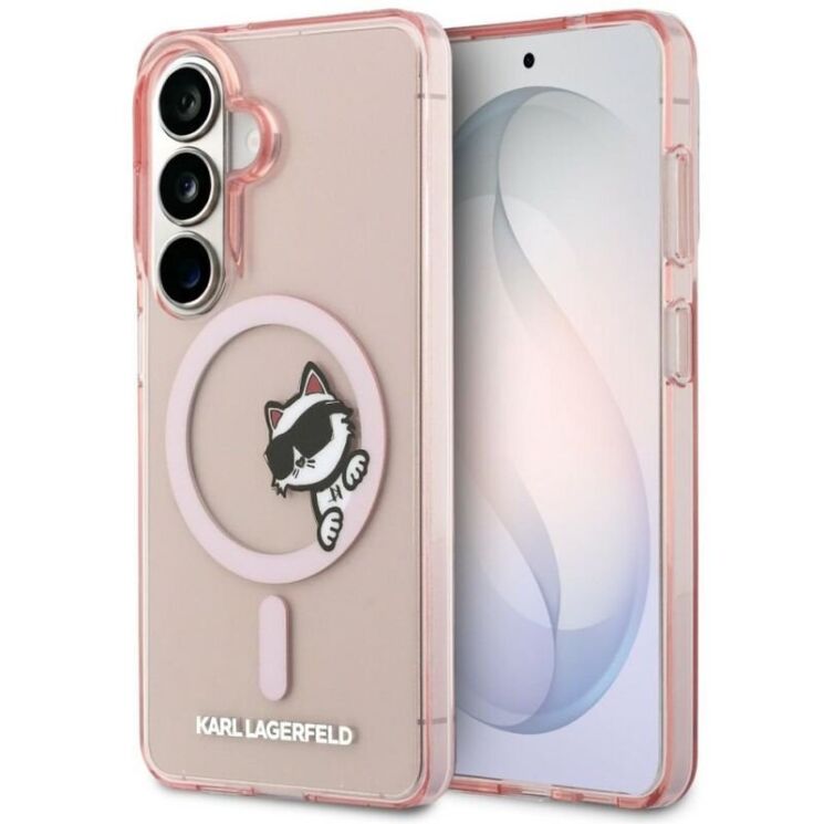 Защитный чехол Karl Lagerfeld IML Peekaboo MagSafe для Samsung Galaxy S26 (KLHMS26S6HCPSCP) - Pink (412001C) Защитный чехол Karl Lagerfeld IML Peekaboo MagSafe для Samsung Galaxy S26 (KLHMS26S6HCPSCP) - Pink: фото 1 из 8