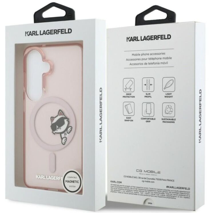 Защитный чехол Karl Lagerfeld IML Peekaboo MagSafe для Samsung Galaxy S26 (KLHMS26S6HCPSCP) - Pink (412001C) Защитный чехол Karl Lagerfeld IML Peekaboo MagSafe для Samsung Galaxy S26 (KLHMS26S6HCPSCP) - Pink: фото 8 из 8