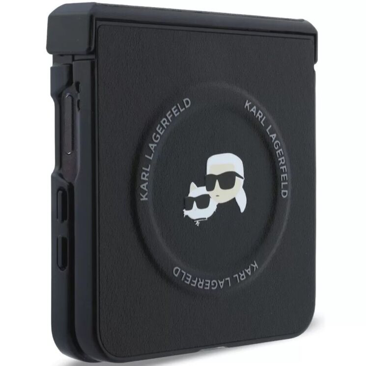 Захисний чохол Karl Lagerfeld Karl&Choupette Pins MagSafe для Samsung Galaxy Flip 8 (KLHMZF8PSMLRKCK) - Black (423575B) Захисний чохол Karl Lagerfeld Karl&Choupette Pins MagSafe для Samsung Galaxy Flip 8 (KLHMZF8PSMLRKCK) - Black: фото 2 з 7